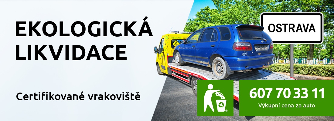 Ekologická likvidace autovraků Ostrava